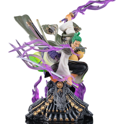 One Piece Anime Figure Roronoa Zoro Anime Statue PVC Action Figureine Collection Model Ornament Toys Children Adult Gift 19cm