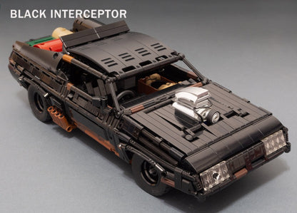 Mad Max Black Interceptor Car Building Blocks Model Kit