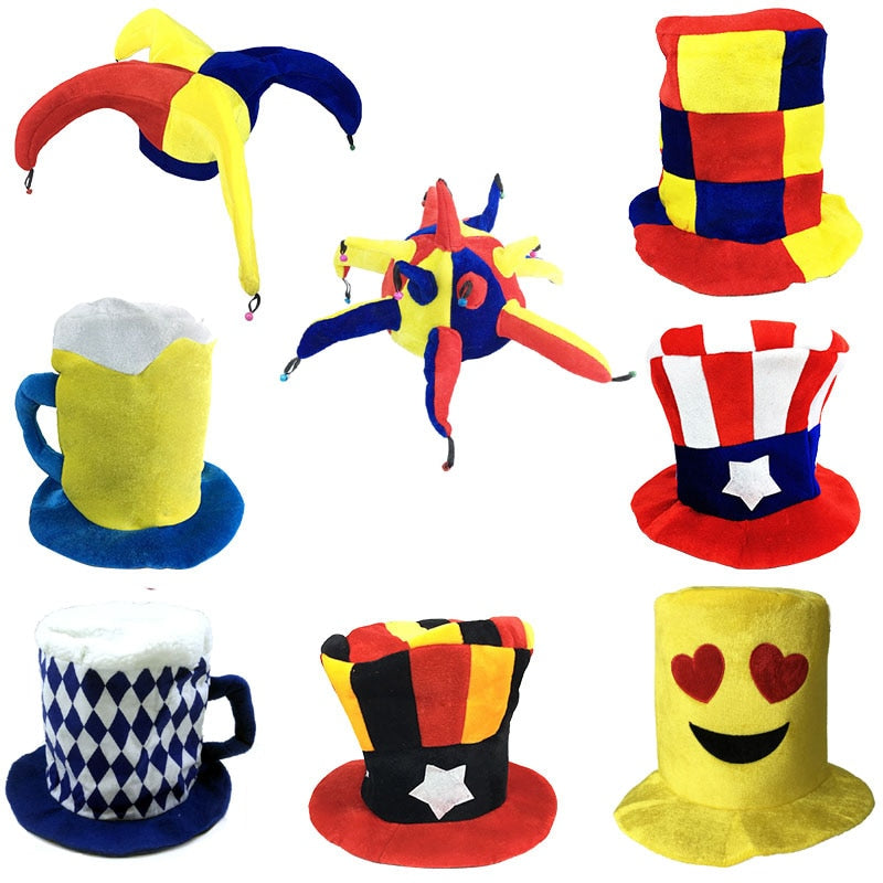 Joker Clown Hooligan Hats