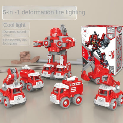 5 in 1 Robot Autobot Building Toys