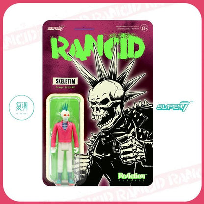 Super7 Rancid Skeleton Glow In The Dark Action Figure