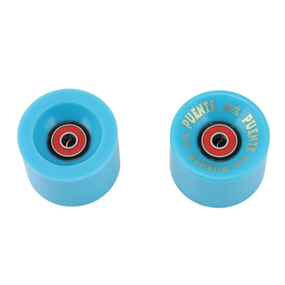 60mm Baby Blue Skateboard Wheels