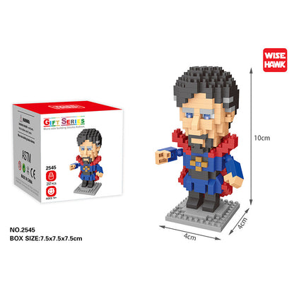 Disney Movie building blocks Bricks assembly Spiderman Ant-Man Venom Captain  Anime Mini Action Figures Heads Toys kids Gifts