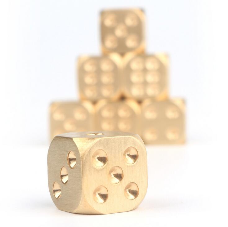 Brass dice