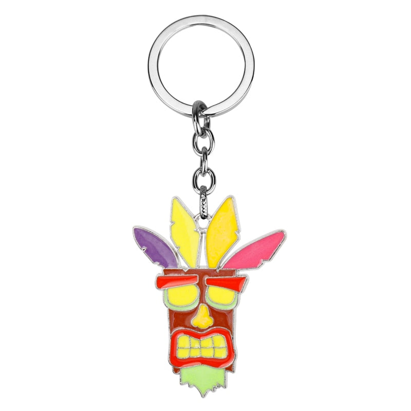 Crash Bandicoot Pendant Keychains