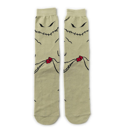 Horror Style Cotton Adult Sized Socks