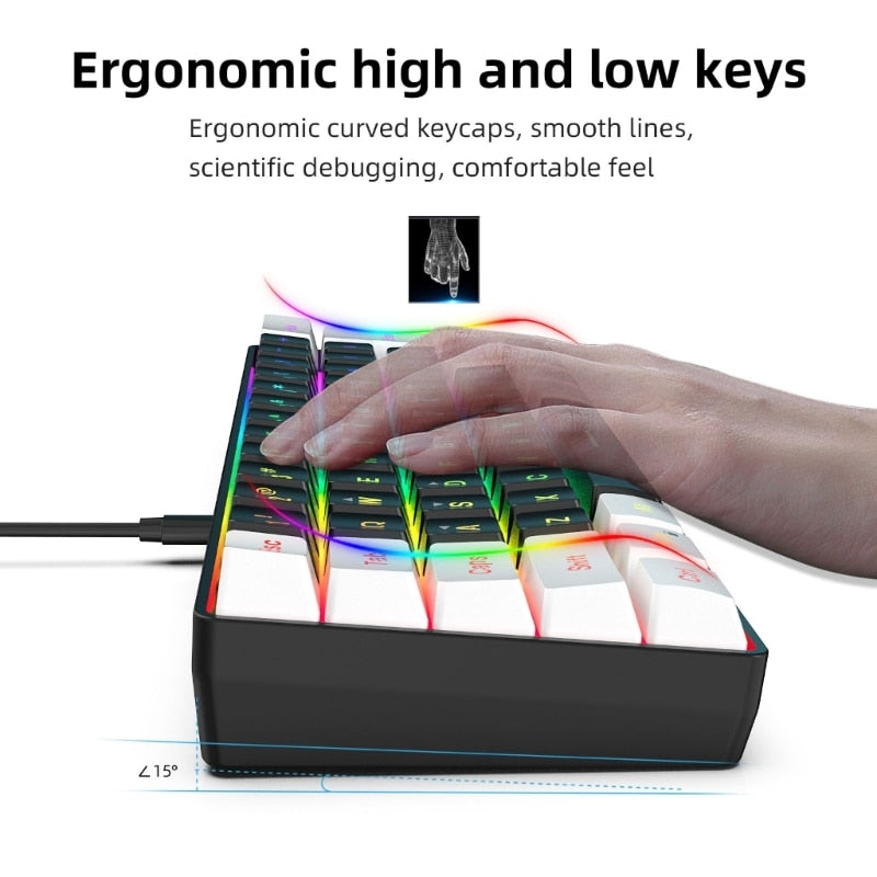 Backlit Ultra-Compact Mini Keyboard