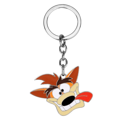 Crash Bandicoot Pendant Keychains