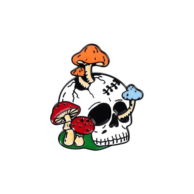 Skully Cursed Enamel Pins