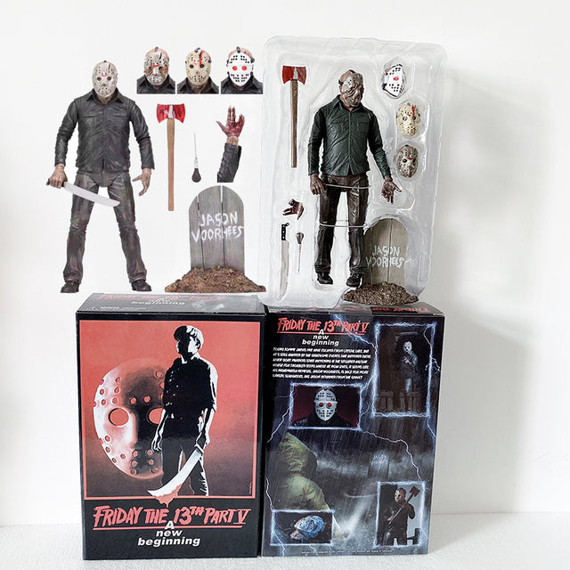 Michael Myers Action Figure Original Ultimate Jason Voorhees Figure Halloween PVC Toy Christmas Halloween Gift