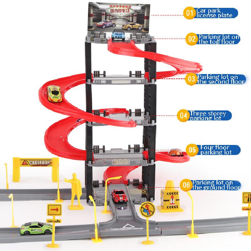 Urban Parking Lot Toy Set