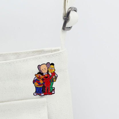 Sesame Street Mashup Pin