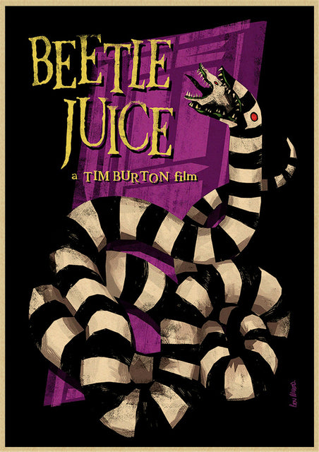 Beetlejuice Craft Paper Posters