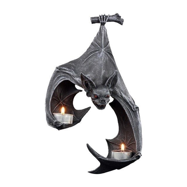 Bat Wall Mount Candle Holder