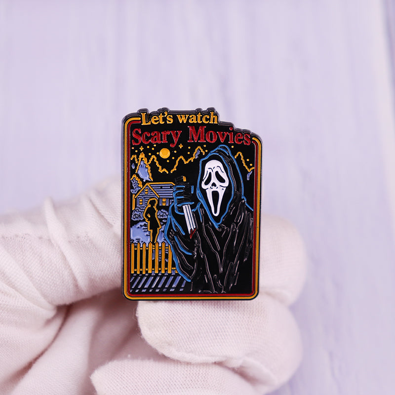 Scream Enamel Pin