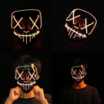 LED Mask Halloween Party Masque