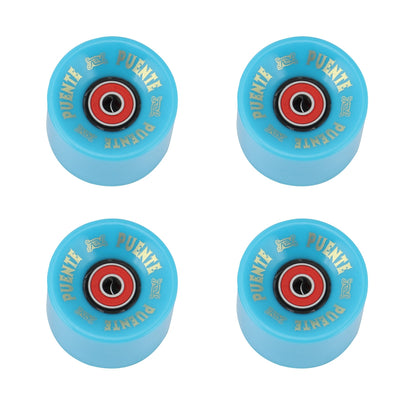 60mm Baby Blue Skateboard Wheels