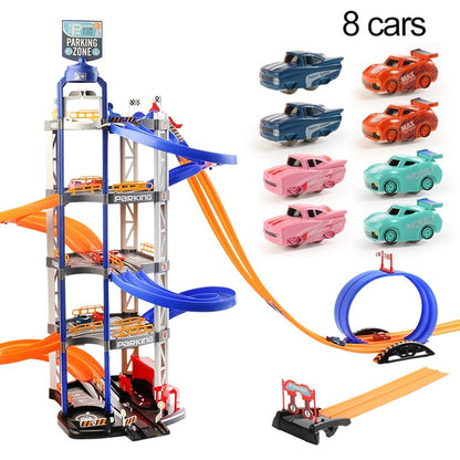 City Parking Race Track Set