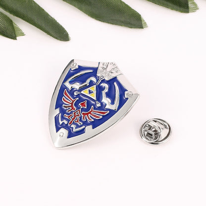 The Legend of Zelda Blue Shield Enamel Pin