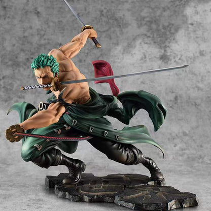 One Piece Banpresto Anime Roronoa Zoro Standing Ver. PVC Action Figure Collection Model Toys Kids Gifts 10CM