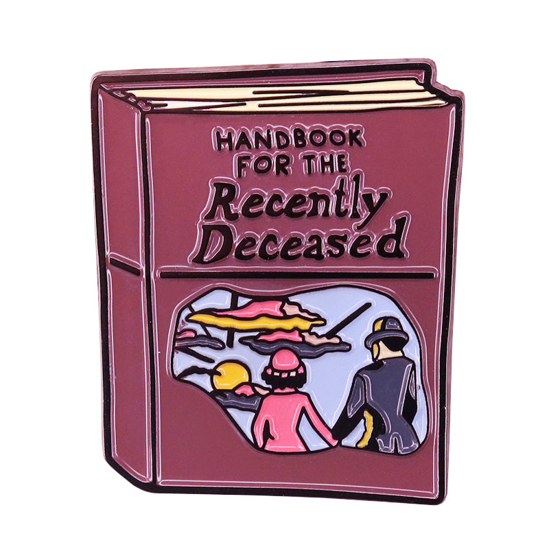 Beetlejuice Handbook for the Recently Deceased Brooch Enamel Pin