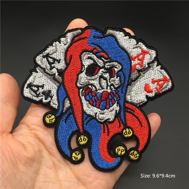 Horror and Skeleton Embroidered Patches