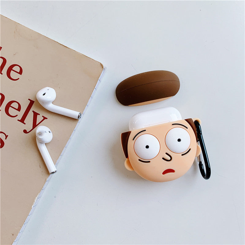 Rick and Morty Cartoon Airpods Case