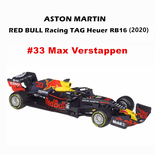 Bburago 1:43 Scale F1 2021 2022 Car Model Replica Mercedes Hamilton W12 Ferrari Red Bull Racing SF21 RB16 Collectible Miniature