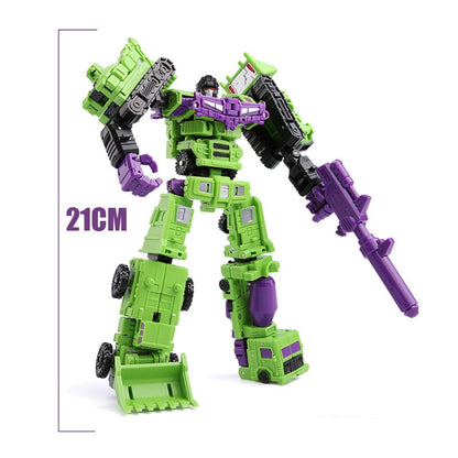 Transform 6 in 1 Model MINI Devastator 21CM Action Figure Toy