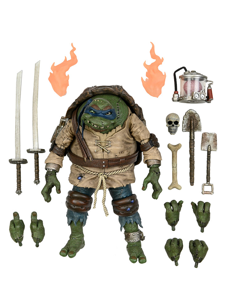 Teenage Mutant Ninja Turtles Universe Monsters The Hunchback Leonardo Set Classic Movable Action Figure Toys