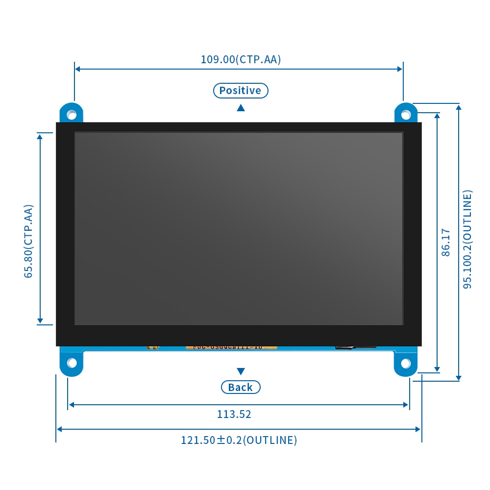 5inch LCD Touch Display