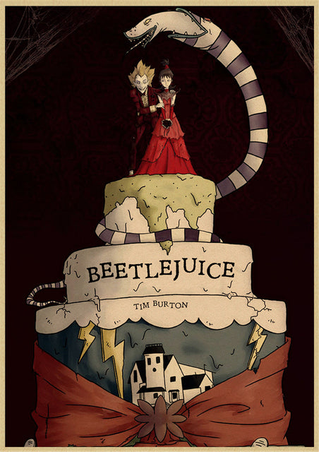 Beetlejuice Craft Paper Posters