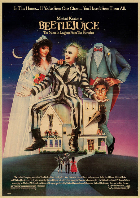 Beetlejuice Craft Paper Posters