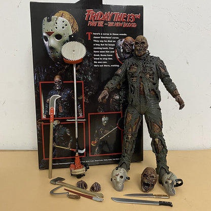 Michael Myers Action Figure Original Ultimate Jason Voorhees Figure Halloween PVC Toy Christmas Halloween Gift