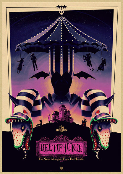 Beetlejuice Craft Paper Posters