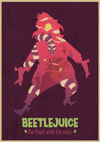 Beetlejuice Craft Paper Posters