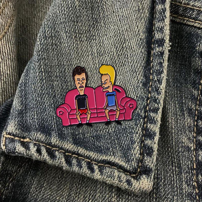 Beavis And Butthead Enamel Pin