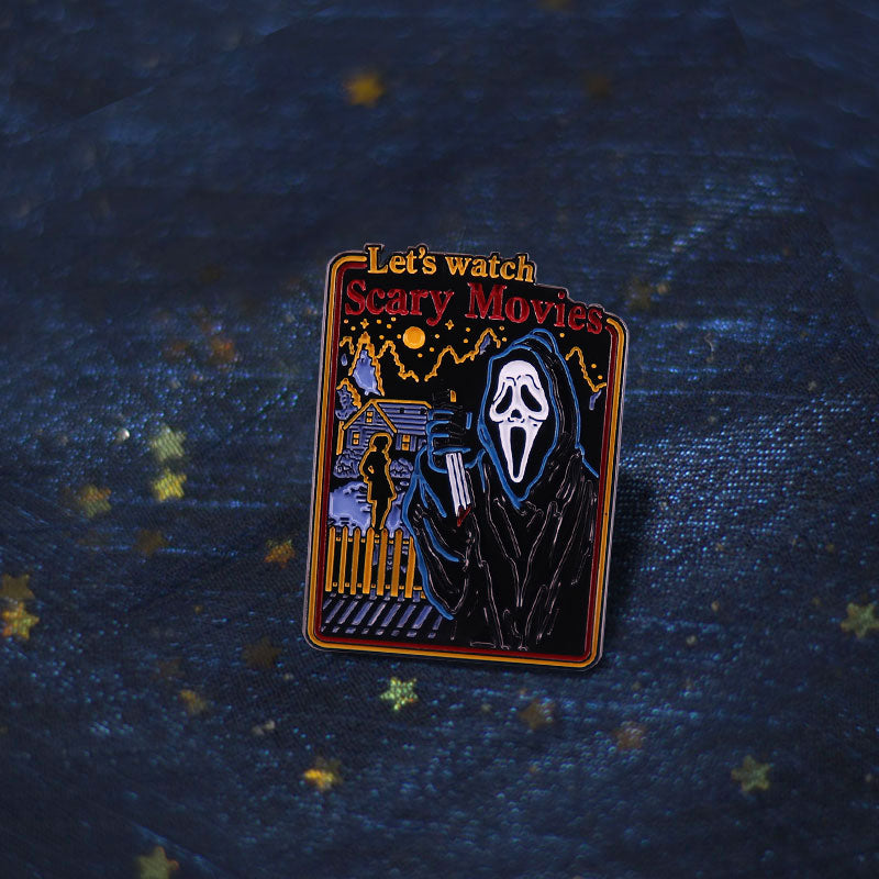 Scream Enamel Pin