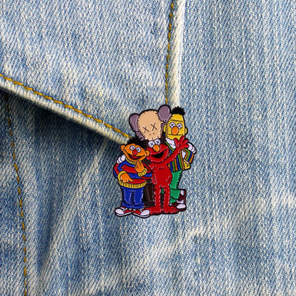 Sesame Street Mashup Pin