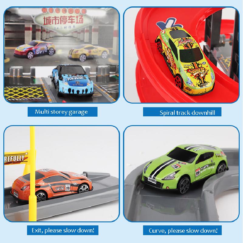 Urban Parking Lot Toy Set