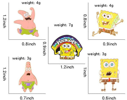 Sponge Bob Enamel Pins