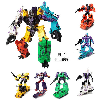 Transform 5 in 1 Combiners Bruticus Action Figure Toy