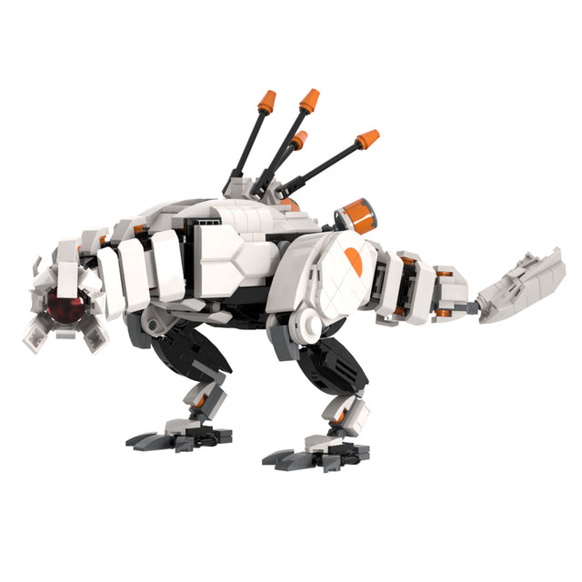 Block Game Horizon Zero Dawned Thunder Jaw Mechanical Monster Action Dragon Dinosaur Toy