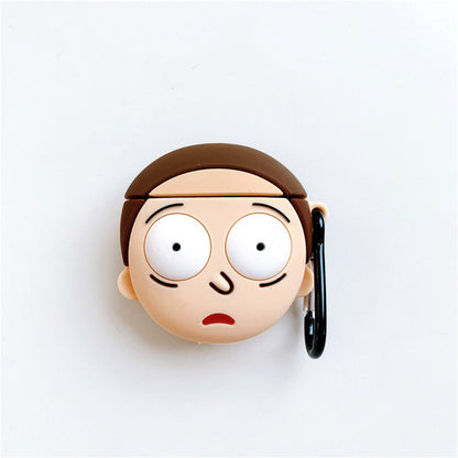 Rick and Morty Cartoon Airpods Case