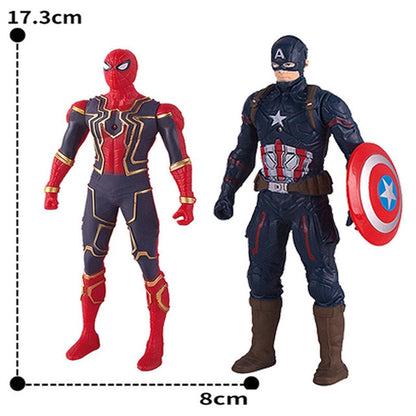 Marvel Spiderman Hulk Ironman 17cm Action Figure Toy