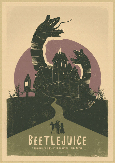 Beetlejuice Craft Paper Posters