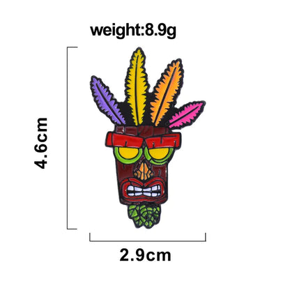 Aku Aku Enamel Pin