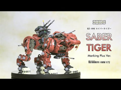 ZOIDS EZ-016 Red Saber Tiger 1:72 Full Action BT Model Building Kit