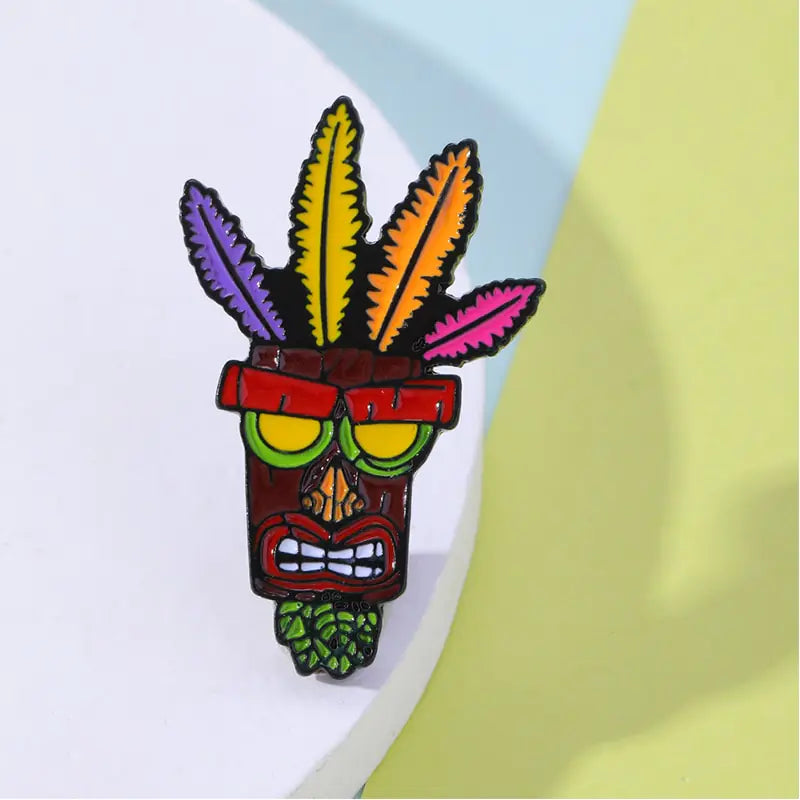 Aku Aku Enamel Pin